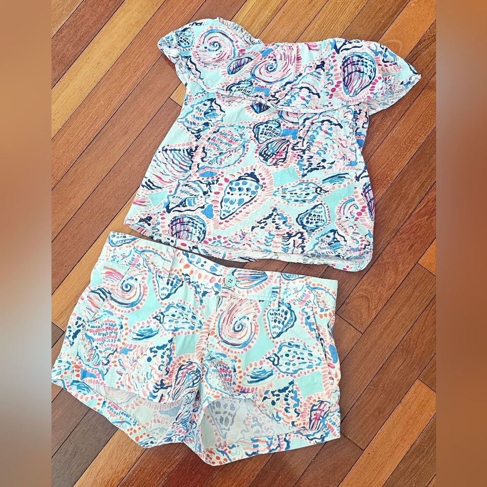Lilly Pulitzer Shell Me About It - Wiley Top & Walsh Short Set